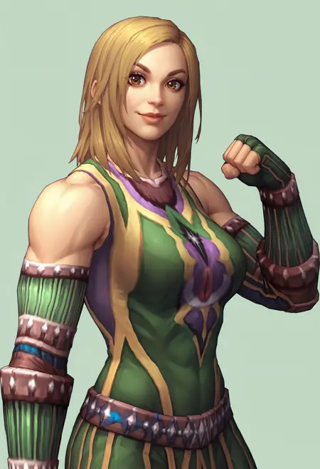 Kerri Hicks "The Strongest Woman Alive!" - World of Warcraft [SDXL Pony]