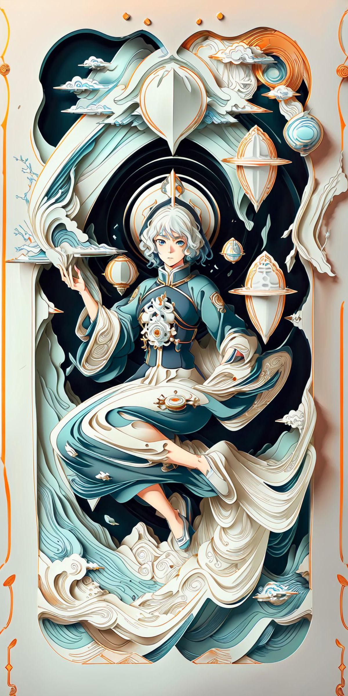 Anime Tarot Card Art Style LoRA (塔罗牌/タロットカード) image by ChaosOrchestrator