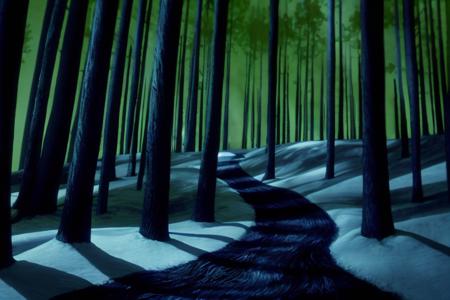 forest, night, tentacle trees ,  ,  brush strokes,  , impressionist oil paint style, ,best quality,    <lora:TimBurton_Animation_offset:1.2>,