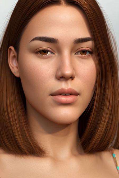 1Girl , Hyper Realistic portrait, 30yo