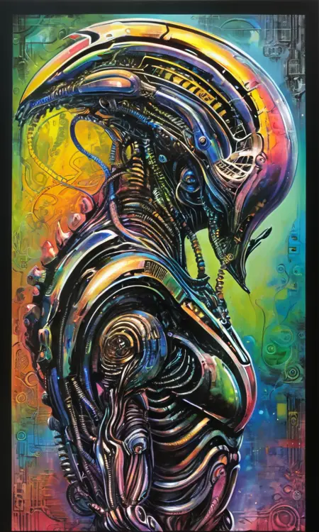 H.R. Giger "Rainbow"