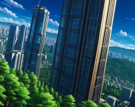 Mega Man X Background (Landscape) (SDXL) (AD)