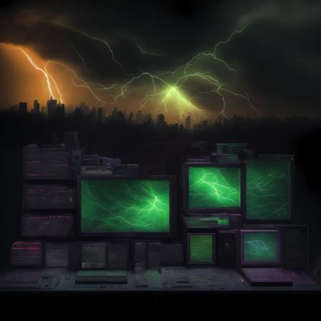 textless (weathercontrol:1) an illustration of a computer with a storm in the background <lora:WeatherControl_LoraBooth:1>