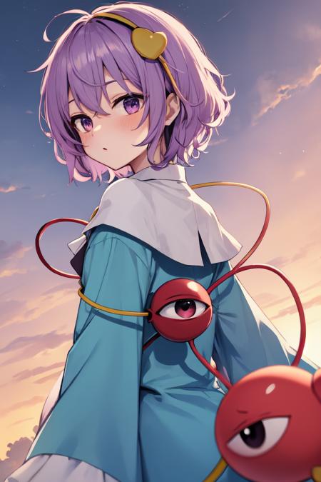 <lora:corni>, purple cirno