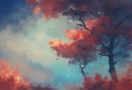 (score_9, score_8_up, score_7_up, score_6_up), abstract art, Blue Gold Black and Red, abstract art, abrstact_background, abstract, tree, dripping, novuschroma65 style watercolor
