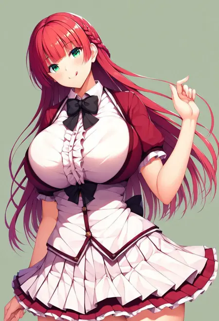 Heroine wa Tomodachi Desu ka schoolgirl uniform