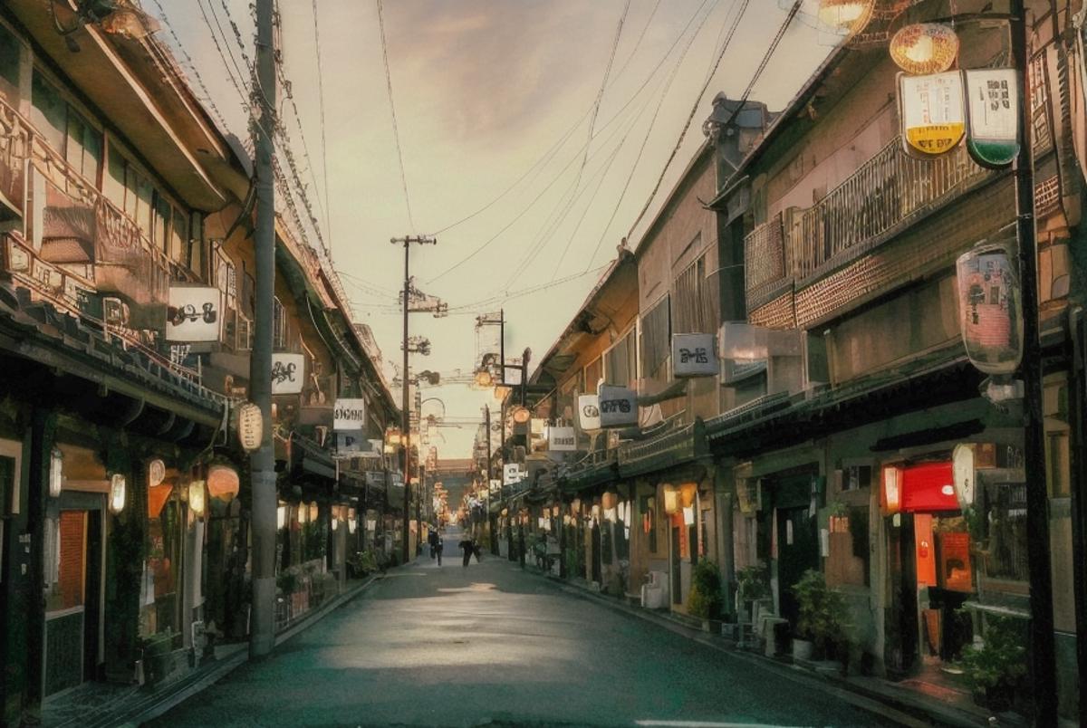 飛田新地（大阪市）/Tobita Shinchi : Japanese traditional Red-light district in Osaka image by yukanosimi