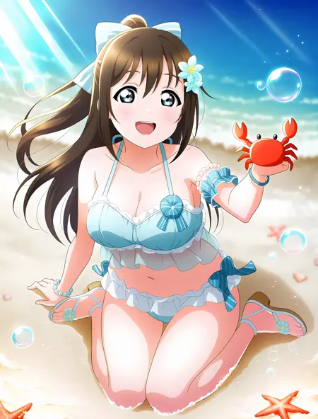 お台場ビーチガール🏖️👙💧 / Odaiba Beach Girl Bikini #Love Live! #Nijigasaki #Osaka Shizuku