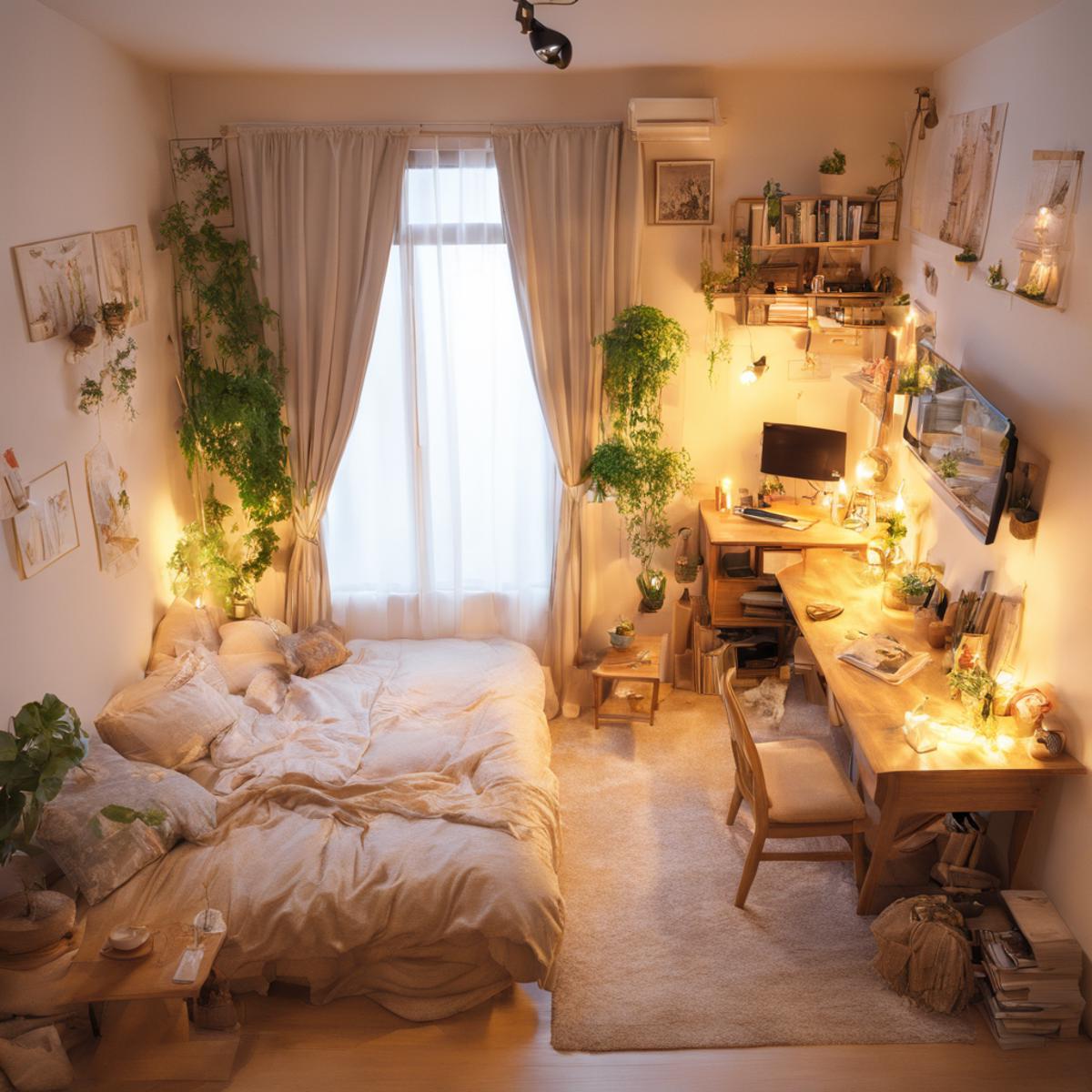 ひとり暮らしの女子の部屋 / Room of a girl living alone SDXL image by swingwings