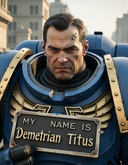 Demetrian Titus — Warhammer 40k Space Marine v1.0