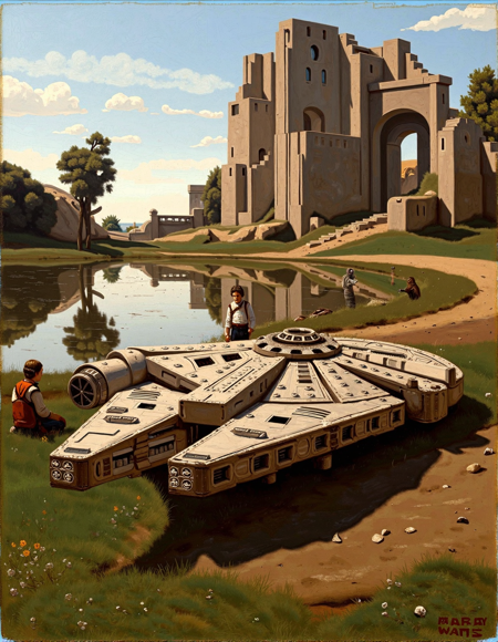 Jean-Baptiste-Camille Corot Style FLUX