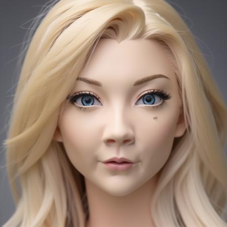 (ohwx woman)  <lora:NatalieDormer:1> in white dress, plastic Anime Figure Adult Collection Model Doll Toys