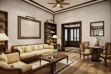 indochine_living_room, indochine living room, wooden floor<lora:indochine_interior:0.6>