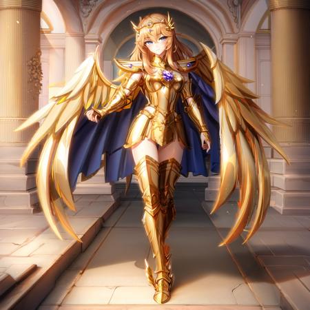 <lora:SagittariusArmor:0.6>, masterpiece, best quality, masterpiece, detailed face, detailed eyes, full body,  1girl, SagittariusArmor, female armor, long  golden wings,  walking on the ancient greek battlefields, nsfw, sexy