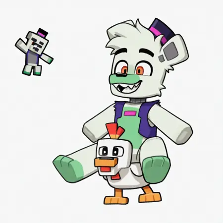 Chicken jockey!! (Concept) | LoRA [IL]