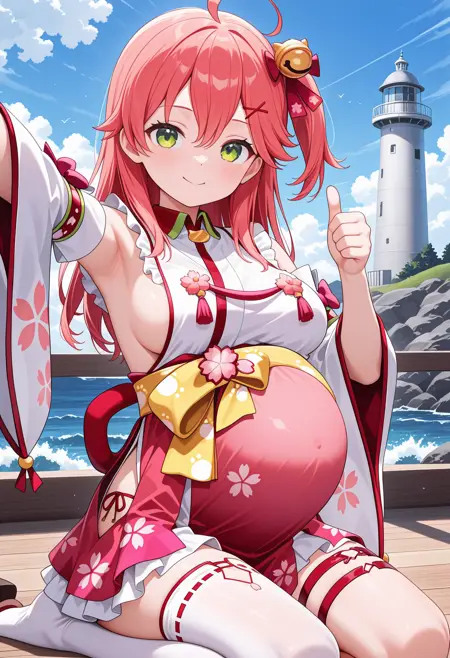 [NoobAI] Cleaner Pregnant Belly