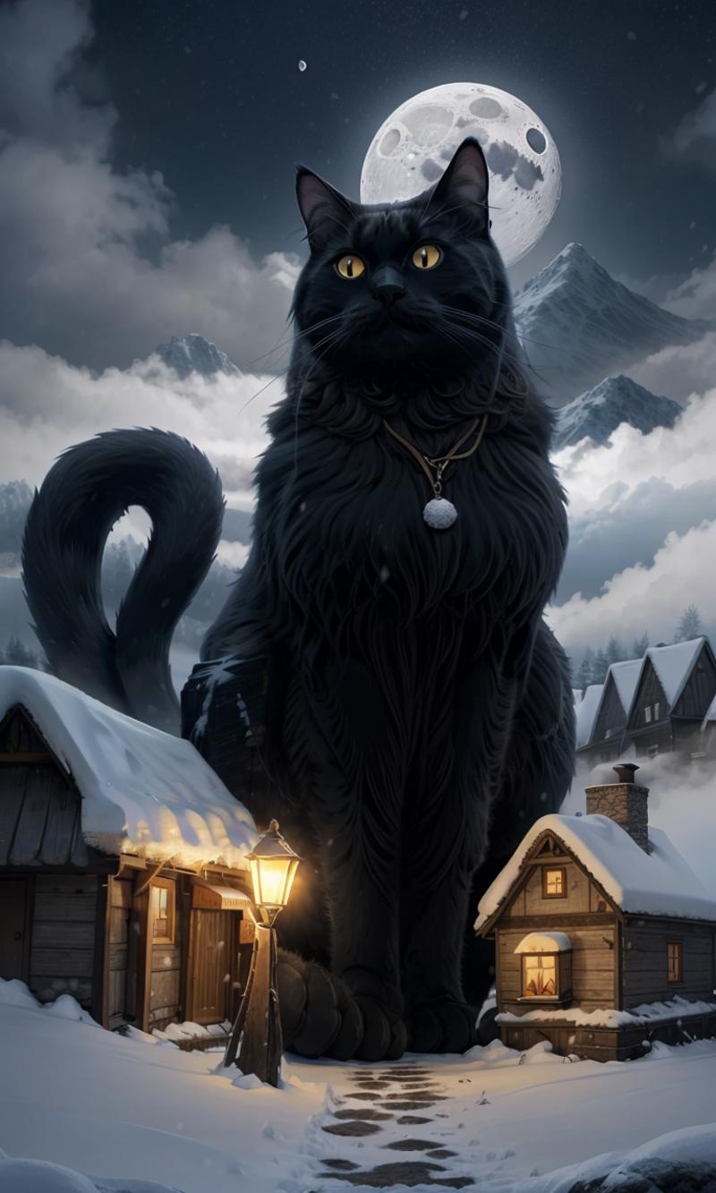 Yule Cat (Icelandic Christmas Folklore) image by Wolf_Systems