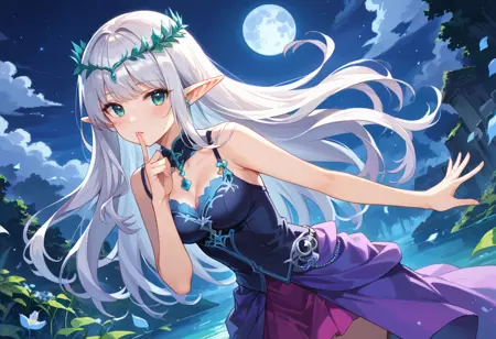 Be quiet, finger Pose