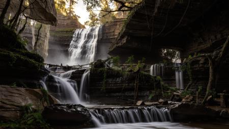 ((Oragani photograph of a scenic view of a waterfall)) <lora:OraganiPhotography:1>, 8k, 4k, detailed, attractive, beautiful, impressive, photorealistic, realistic, cinematic composition, volumetric lighting, high-resolution, vivid, detailed, stunning, professional, lifelike, crisp, flawless, DSLR, 4k, 8k, 16k, 1024, 2048, 4096, detailed, sharp, best quality, high quality, highres, absurdres