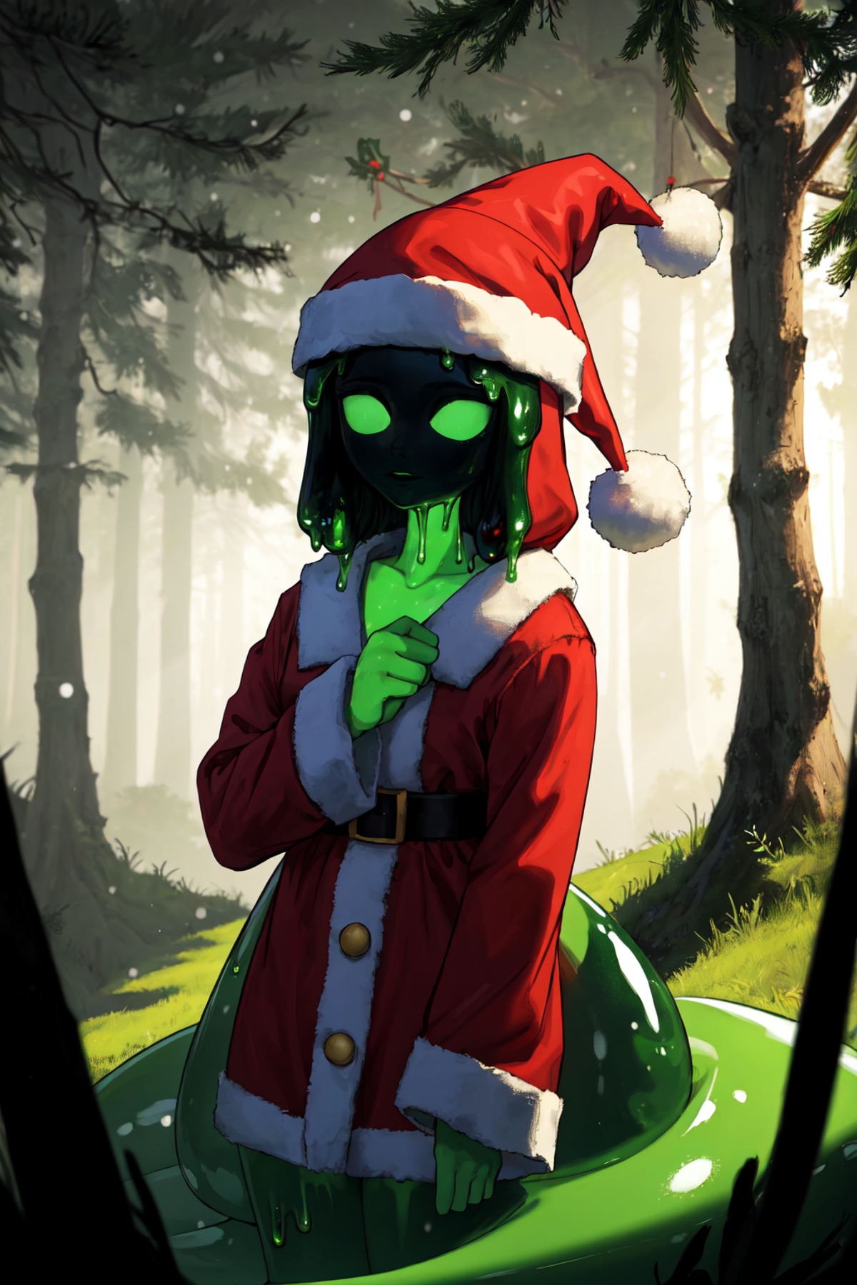 Mrs Claus Reincarnating as a Slime image by duskfallcrew