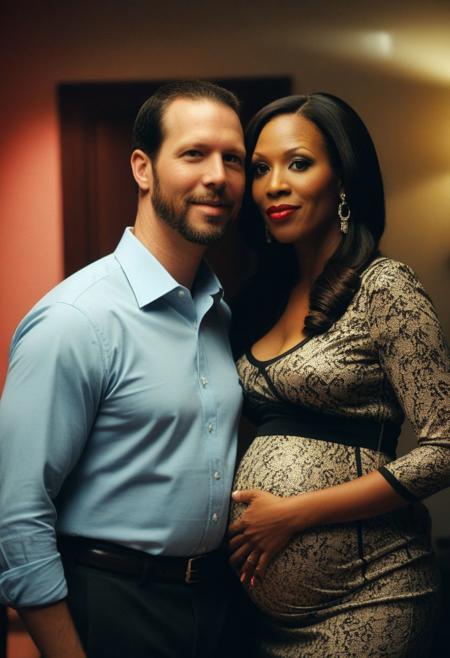 Tammi Mae Hooper  is on  9 months pregnant  with her husband David
BREAK analog film photo Deep photo,depth of field,ferrania p30 film,shadows