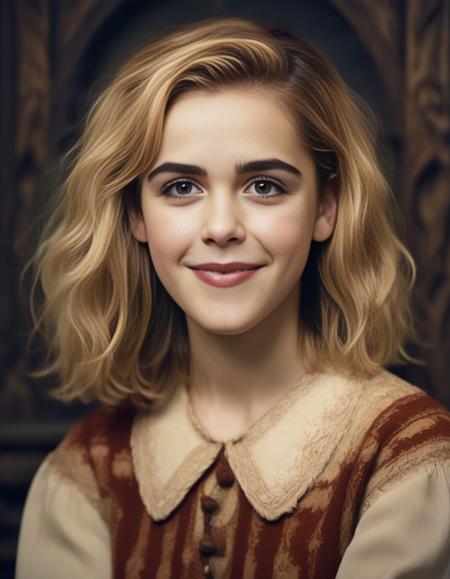 KiernanShipka,<lora:KiernanShipkaSDXL:1>,A weathered face etched with laughter lines, eyes twinkling with mischief, as they recount a forgotten story by a crackling fireplace. (Warmth of shared memories, wisdom and humor, timeless spirit)