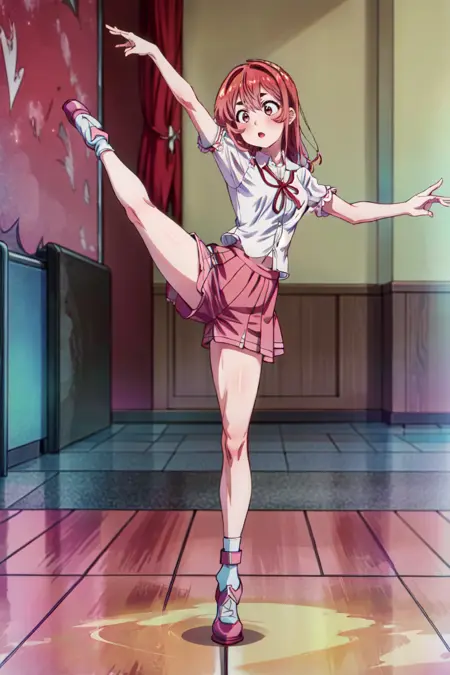 Arabesque ballet pose (+other ballet poses)