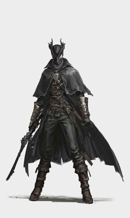 bbhunter tricorne hunter (bloodborne)