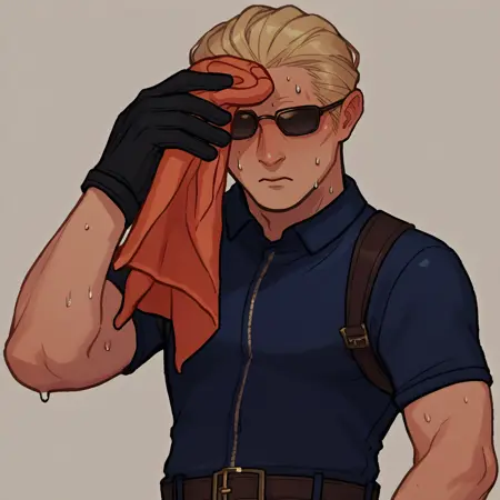 Sweating Towel Guy Meme | Concept LoRA XL