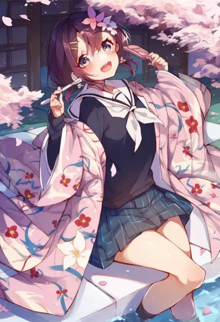 Naru Seikiya from Hanayamata