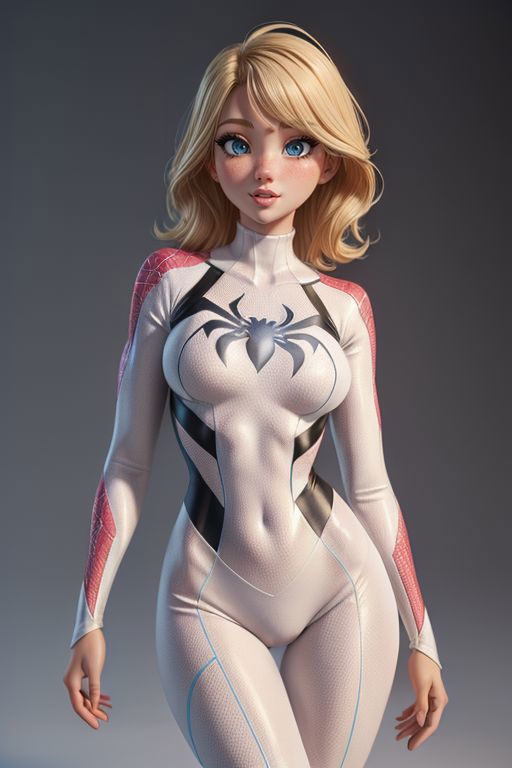 Spider Gwen (commission) | Goofy Ai image by emaz