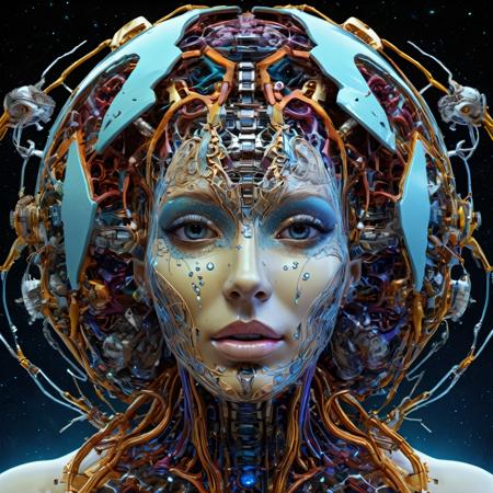 Human anatomy, fragmented body parts, 3d Sphere fragmentation of body, sphere and orbs breaking off face, exposed mechanical brain, cgi surreal masterpiece, vibrant colors, rim lighting, mechanical fragmentation, biosphere decomposition, high detail, floating parts, detailed cosmic background, fractal art, galaxy light vision, 16k, astral concept art, sharp lines, intricate, sophisticated, female, lush lips
 <lora:add-detail-xl:1>,
(fullbody shot:1.3), symmetrical