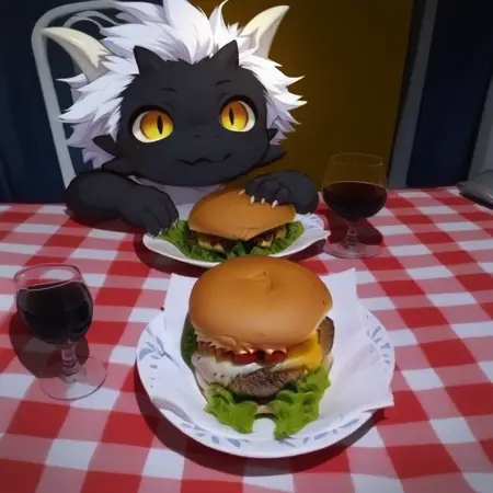 Burger Cat meme | meme concept