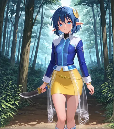 Star ocean blue sphere Rena Lanford