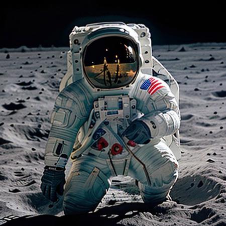 A Cute crystal skull wearing spacesuit helmet, sitting on the moon, holding a piece of pizza, 
spacesuit, FastNegativeV2, fcNeg, cry5t415ku11,