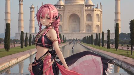 (aesthetic:0), (quality:0), (anime:0), (solo:0), (boy:0), (saree:0.98), [[braid]], [astolfo], [[[[taj mahal , india]]]]