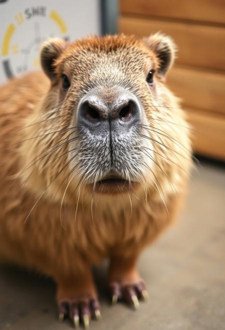 capybara at the cappy barber