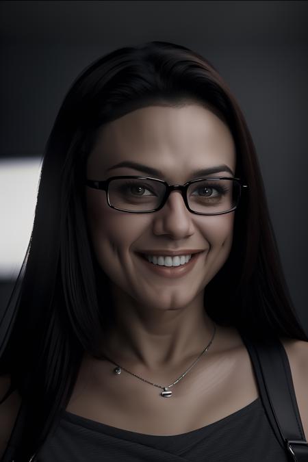 <lora:add_detail:-0.2>,  <lora:GoodHands-vanilla:1>,pr33t1, portrait,smile,glasses, <lora:preeti-05:1>,torso,  <lora:LowRA:0.6>, sharp focus, 35mm, epic character composition, studio lighting , dark theme, subsurface scattering, bokeh, f2, film grain,