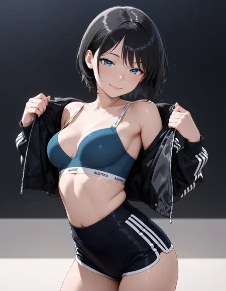 Clothing: Black sport