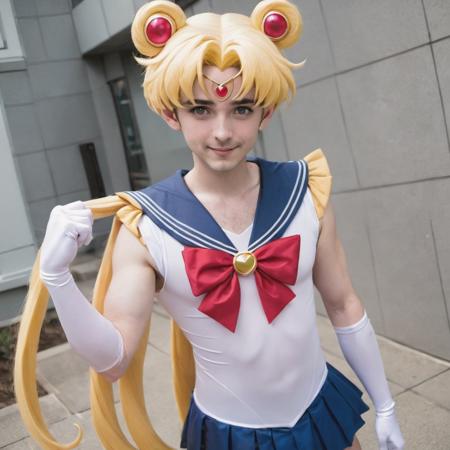 LSM a man dressed in a sailor costume Sailor senshi Serafuku