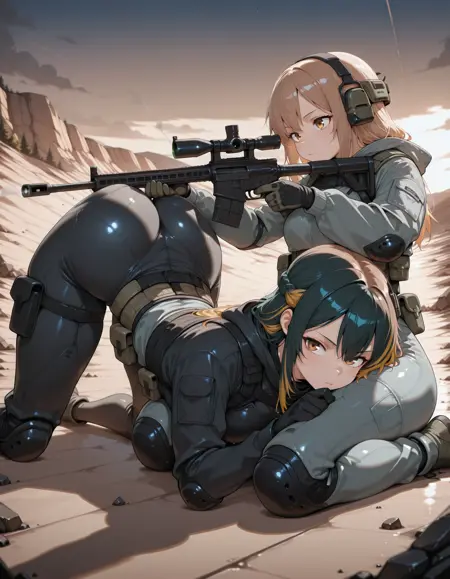 Sniper TagTeam Human Bipod (Pose)