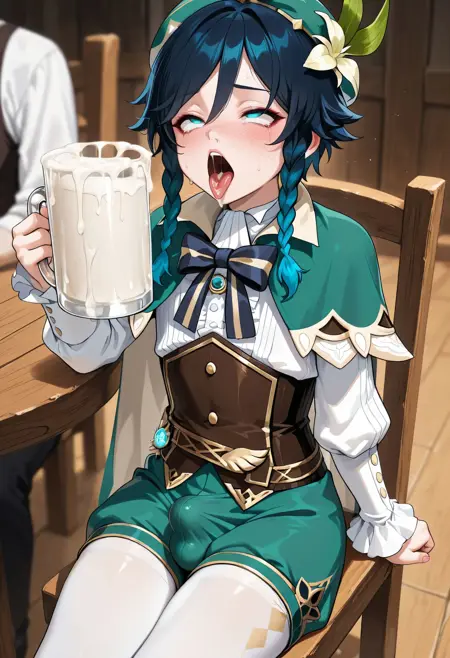 Gokkun / Drinking Cum from Glass | Goofy Ai