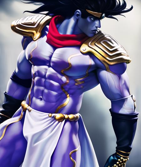 the stand Star platinum from jojo's bizarre adventure,, Stable Diffusion