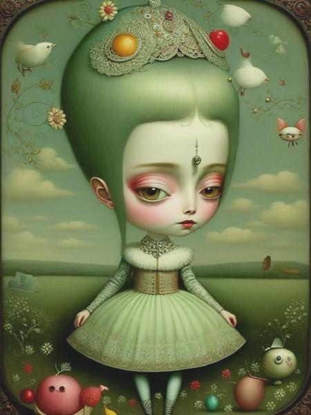 <lyco:MarkRyden:1.0> by Catrin Welz-Stein, Mark Ryden, Nicoletta Ceccoli