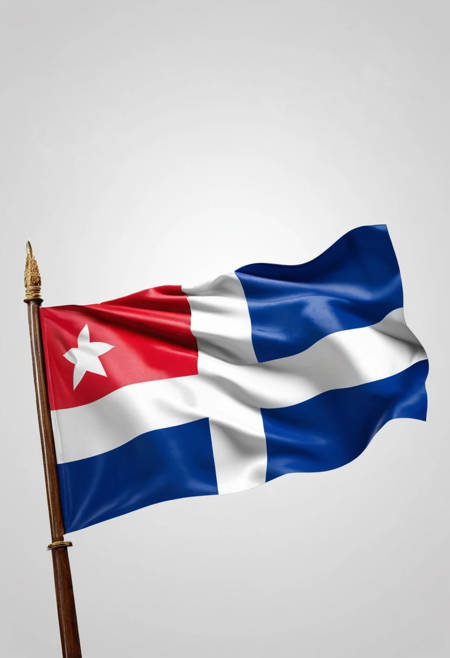 photo of a sks  dominicanrepublic flag with