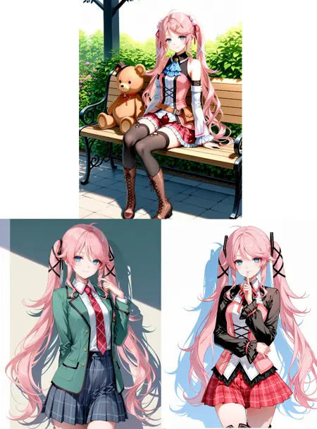 [Character]Nadia Rayne 3 costume in 1/ 黎轨、创轨 娜迪亚 3种服装合一