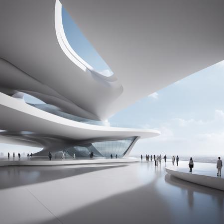 architecture,masterpiece,super detailed,8k,great quality,hires,realistic,photorealistic,sharp focus,Museum,modern,zaha hadid,
award-winning, professional, highly detailed