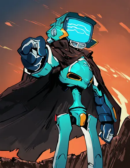 Canti (the TV-head robot) from FCLC (Fooly Cooly) anime - Pony
