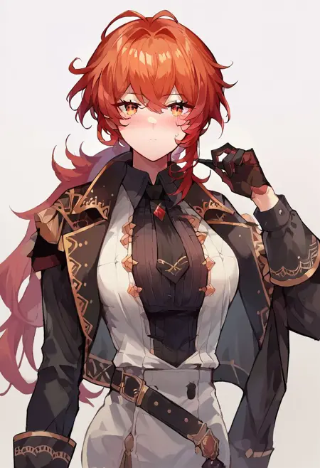 Filuc (Female Diluc from Genshin Impact) [Pony]