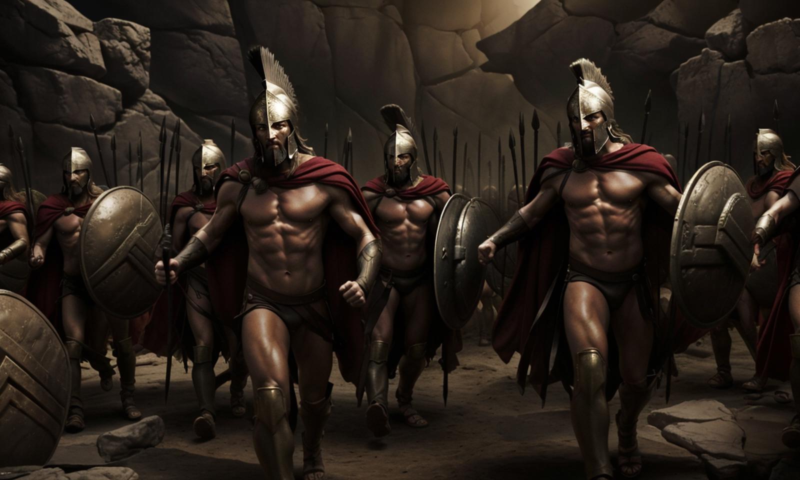 300 Spartans (300 movie concept) image by Wolf_Systems